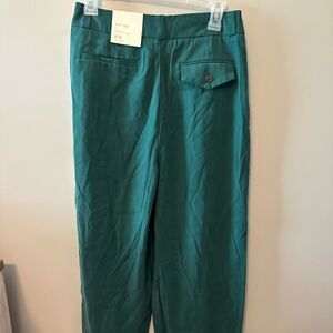 NWT A New Day Green Wide Leg Pants High Rise size 2 reg
